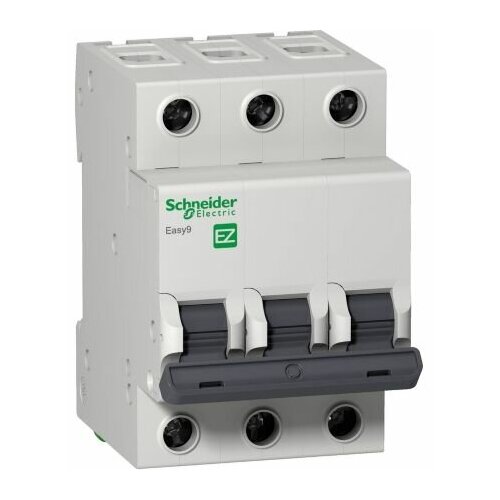 Выключатель автоматический 3П 63А характеристика C 6,0кА Schneider Electric Easy9 EZ9F56363