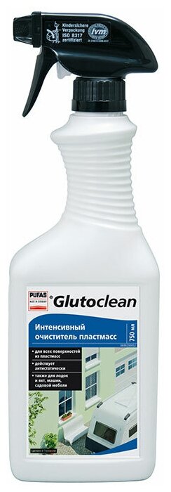 Glutoclean Интенсивный очиститель пластмасс 750 ml - фотография № 1