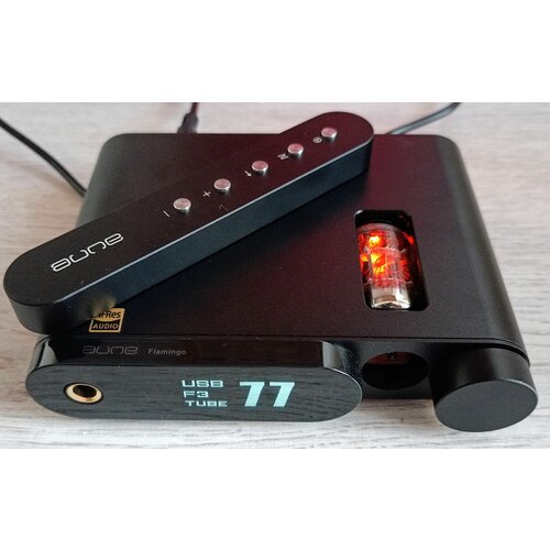 Ламповый ЦАП / усилитель для наушников AUNE Flamingo-BTrs USB DAC с пультом ДУ