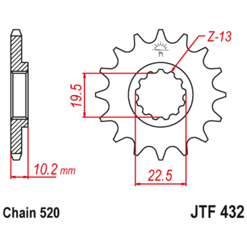 Звезда ведущая , JT 432.11