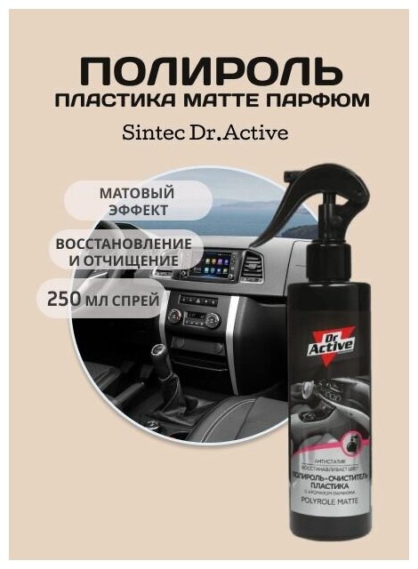 Полироль пластика Sintec Dr Active Polyrole Matte парфюм