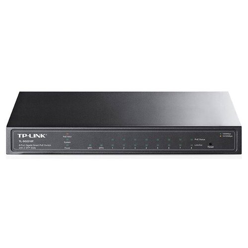 Коммутатор TP-LINK TL-SG2210P управляемый Количество портов 8x1 Гбитс TL-SG2210P 2577900₽