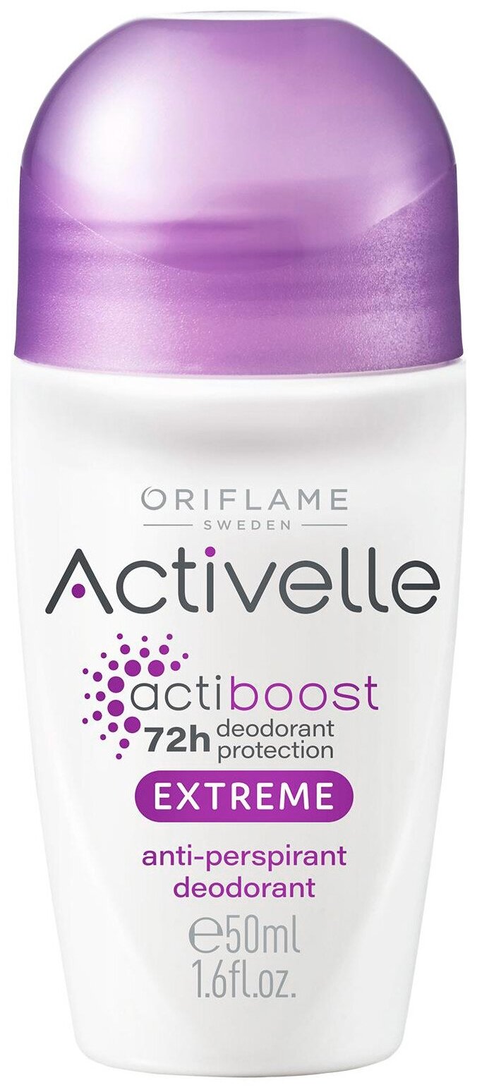 Oriflame Дезодорант-антиперспирант Activelle Extreme, ролик, 50 мл