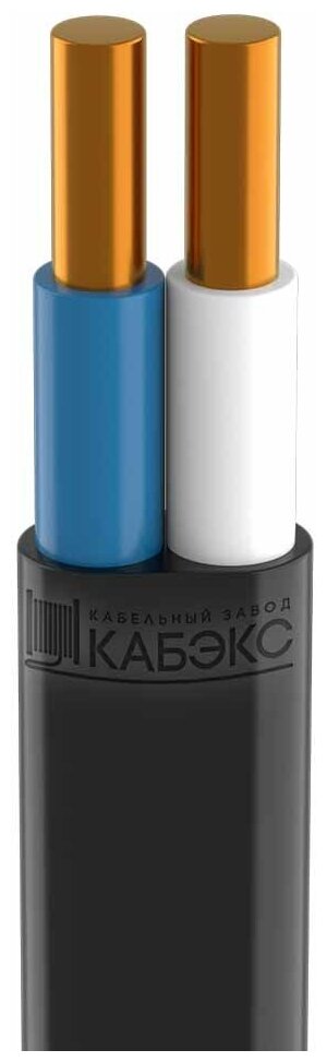 Кабель Кабэкс ВВГнг-LS-п 2x4 (100 м) - фотография № 1