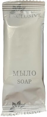 Одноразовое мыло для гостиниц "Эксклюзив" 13 гр (флоу-пак) упаковка 8 штук