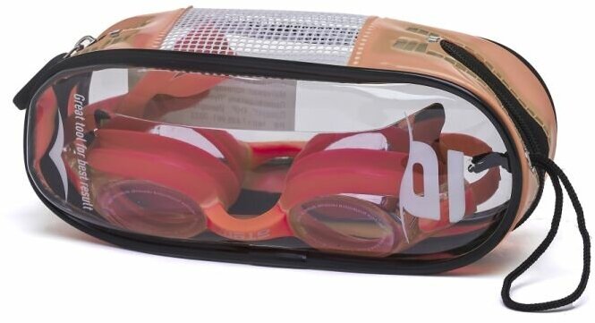 Очки для плавания Atemi, силикон (красн), M405