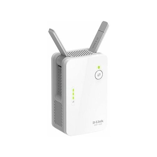 Повторитель беспроводного сигнала D-Link DAP-1620 (DAP-1620/RU/B1A) AC1200 Wi-Fi белый wi fi роутер d link dap 3410 белый