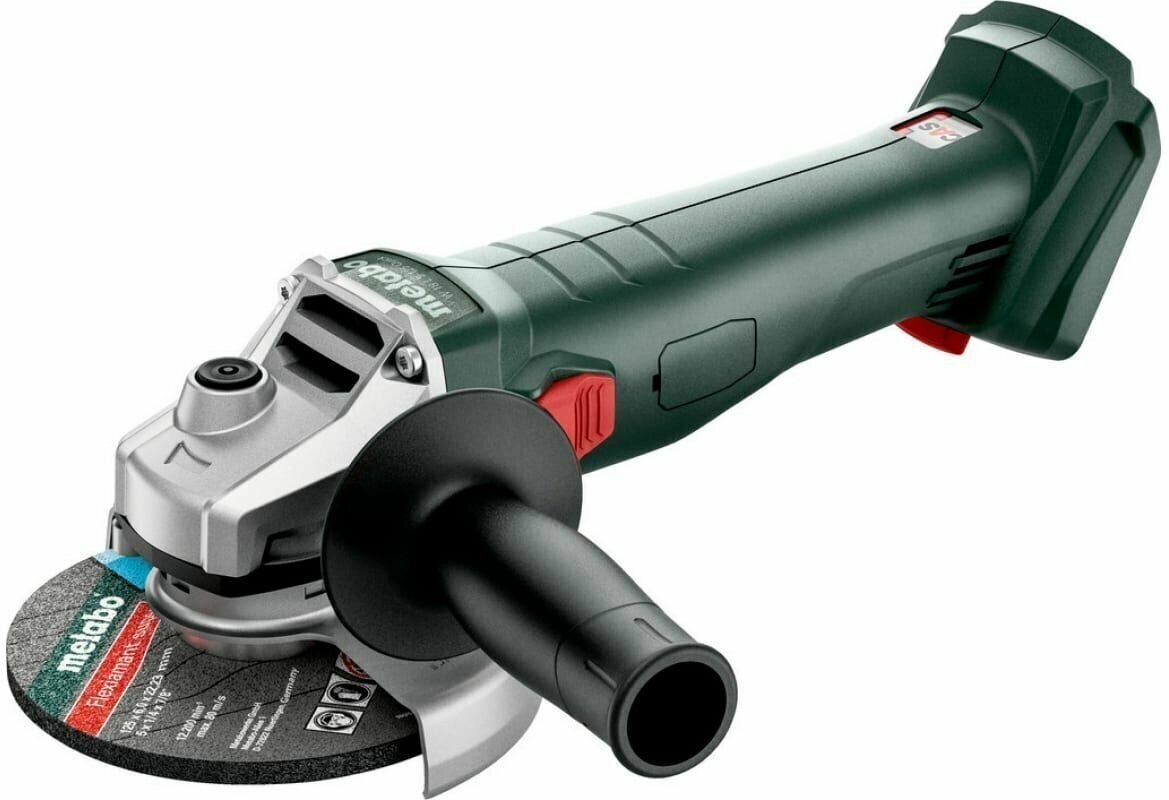 Машина шлифовальная угловая аккумуляторная Metabo W 18 L 9-125 QUICK (без акк, без з/у) - фото №1