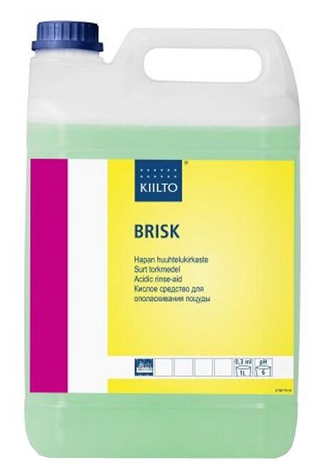 Ополаскиватель для посудомоечных машин Kiilto Brisk 5 л (концентрат)