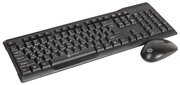 Клавиатура + мышь Oklick 230M клав: черный мышь: черный USB беспроводная