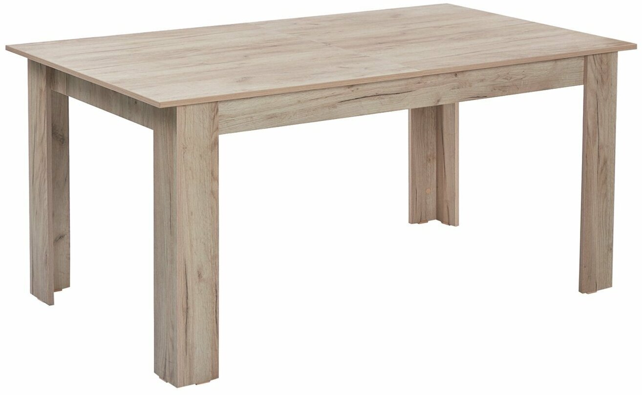 Кухонный стол раздвижной Hoff Kevin, 160,5х76,5х90,5 см, дуб серый