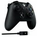 Геймпад Microsoft Xbox One Controller + USB кабель для ПК, черный