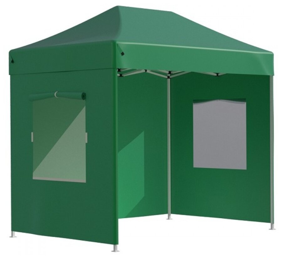 Helex Тент-шатер быстросборный Helex 4321 3х2х3м полиэстер зеленый - фотография № 2