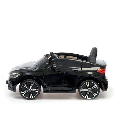 Купить Электромобиль КНР BMW 6 Series GT, цвет черный, EVA колеса, кожаное сидение