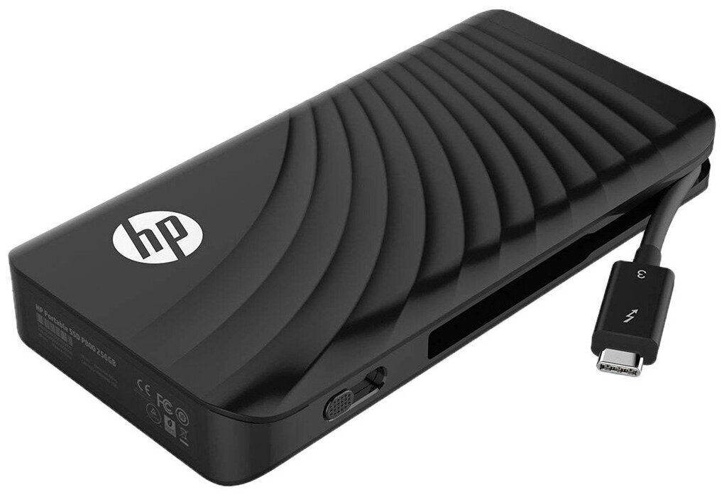 512 ГБ Внешний SSD HP P800 512GB (3SS20AA), Thunderbolt 3, черный
