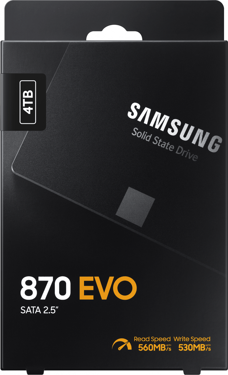 Накопитель SSD 2.5'' Samsung 870 EVO 4TB SATA 6Gb/s V-NAND 3bit MLC 560/530MB/s IOPS 98K/88K MTBF 1.5M - фото №16