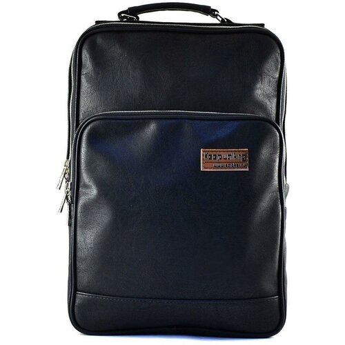 Рюкзак Т2070.1 39см кожзам черный (п/упаковка) (21048)