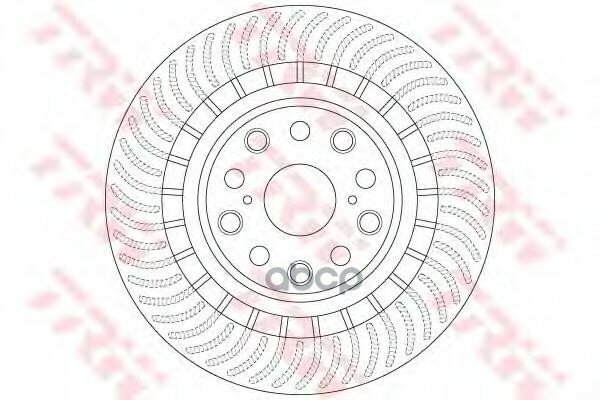 Диск Тормозной Задний Правый Lexus: Ls (Uvf4_, Usf4_) 460/460 Awd/600H 06- TRW арт. DF6039S
