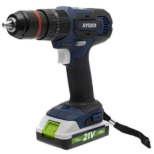 AYGER Аккумуляторная дрель-шуруповерт ударный AP214 шт AYGER 491900₽