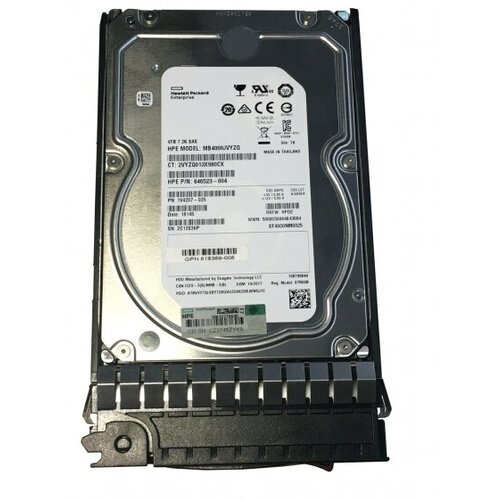 Жесткий диск HP 826074-S21 4Tb 7200 SAS 35 HDD 5510000₽