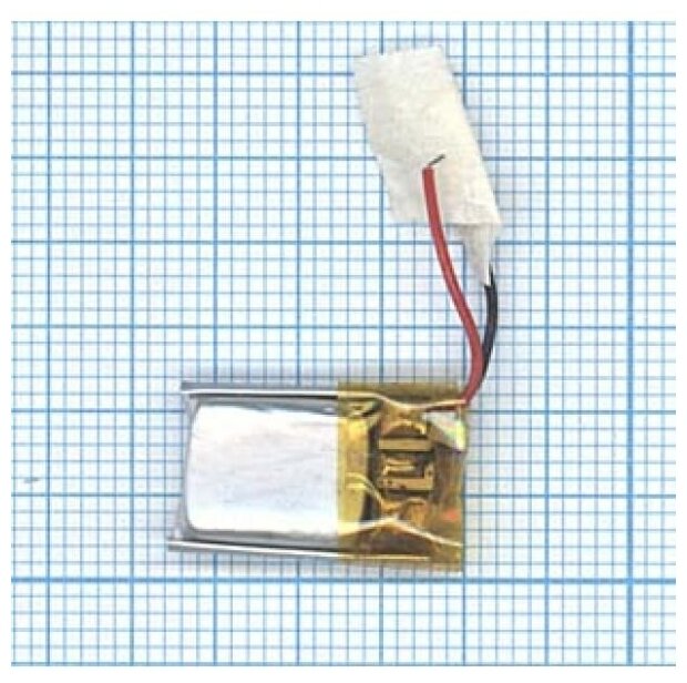 Аккумулятор универсальный 5x10x16 мм 3.8V 100mAh Li-Pol (2 Pin)