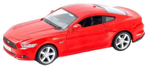 Машинка металлическая Uni-Fortune RMZ City 1:32 Ford Mustang 2015 инерционная, (красный), 12,7х5,08х3,75 см 554029-RD