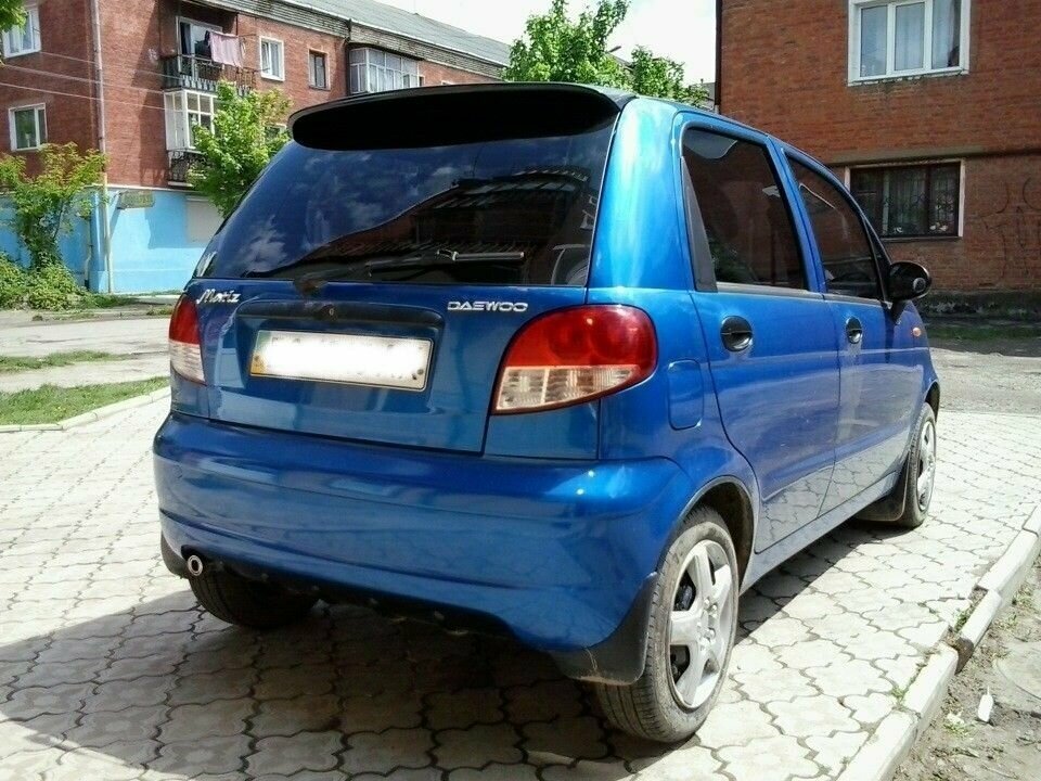 Спойлер двери задка Daewoo Matiz