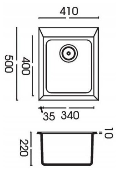 Кухонная мойка Omoikiri Bosen 41-DC - фотография № 9