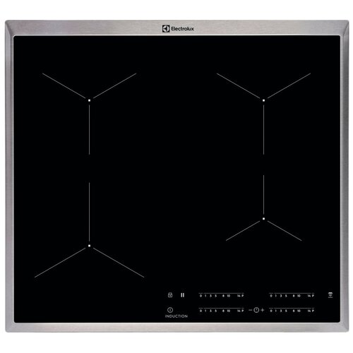 Варочная панель индукционная Electrolux EIT60443X черный индукционная варочная панель siemens ex651fec1e черный