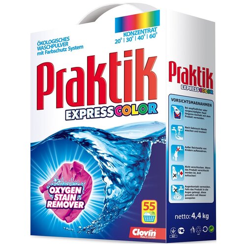 Стиральный порошок Praktik Express Color для цветного белья, 3 кг