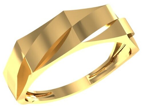 Кольцо SANIS, красное золото, 585 проба, размер 17.5