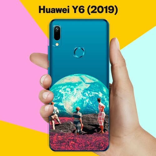 Силиконовый чехол на Huawei Y6 2019 Вид на Землю / для Хуавей У6 2019 силиконовый чехол вид на землю на huawei p smart 2019