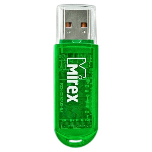 Флешка Mirex ELF 16 ГБ, 1 шт., зелeный