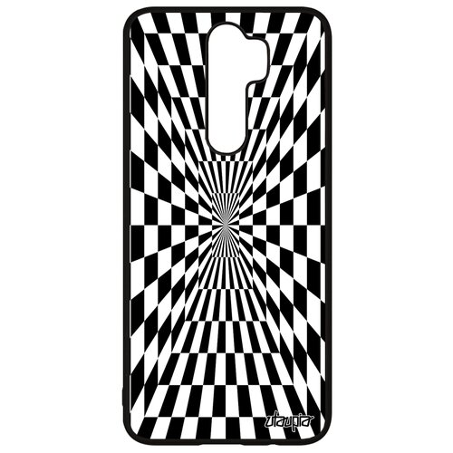 фото Чехол на смартфон redmi note 8 pro, "иллюзия шахмат" графический эффект utaupia