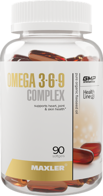 Maxler Omega 3-6-9 Сomplex капс., 300 г, 90 шт.
