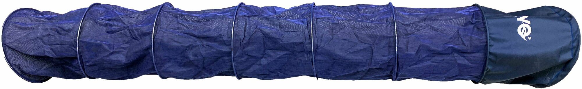Садок береговой DAYO с колышком синий круглый текстиль+сетчатая ткань длина 300см