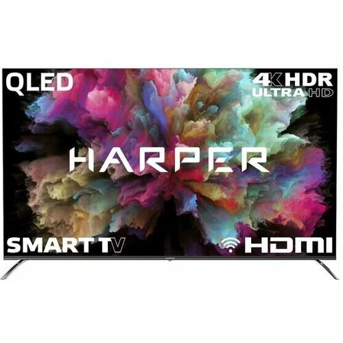 Телевизор Harper 65Q850TS 65 4K HDR черный 6236200₽