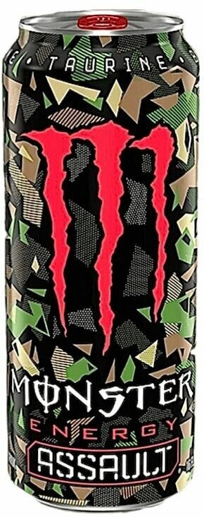 Энергетический напиток Monster Energy 500 ml (Assault) Монстер Энерджи 500 мл (Ассолт) - фотография № 1