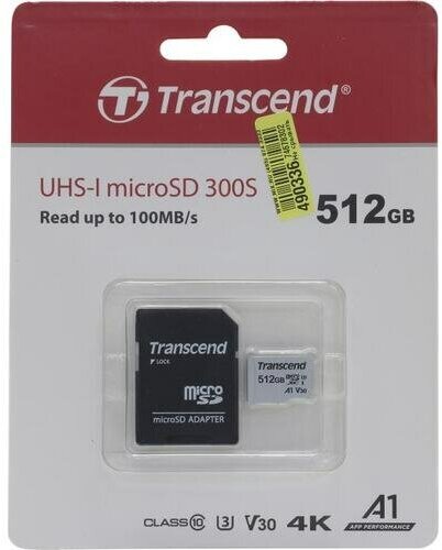 SD карта Transcend 300S TS512GUSD300S-A