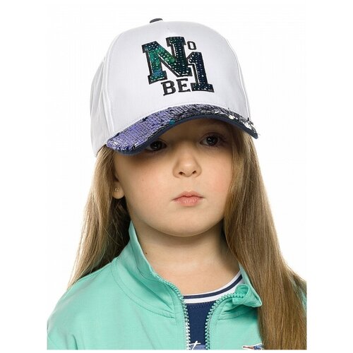 фото Кепка pelican, размер 50-52, белый