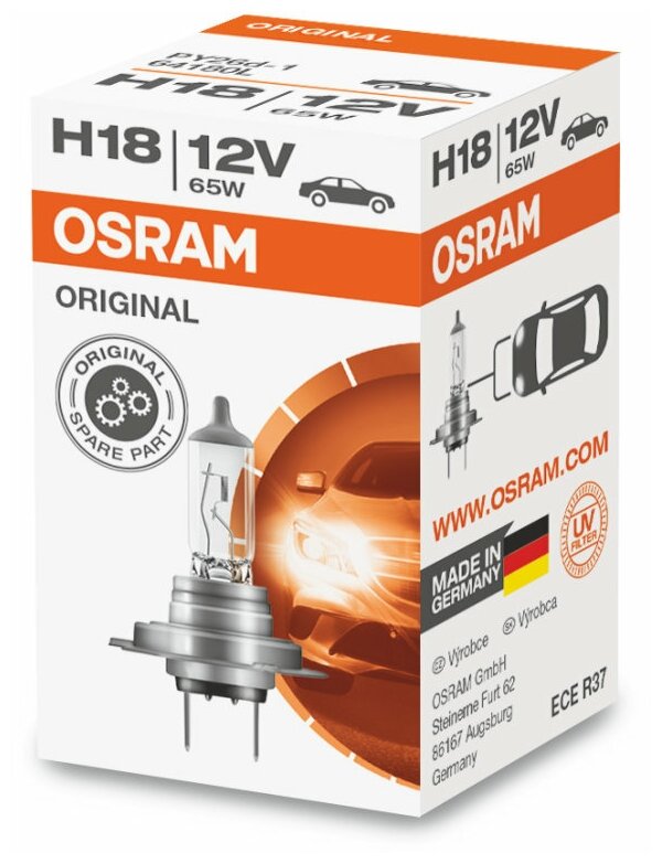 Автолампа H18 12v 65w Osram 64180l Py26d-1 Neolux арт. 64180L