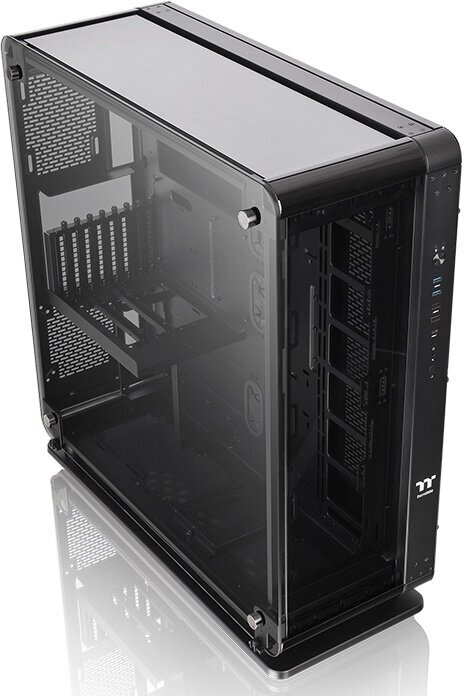 Корпус Thermaltake Core P8 TG черный без БП ATX 2x200mm 2xUSB2.0 2xUSB3.0 audio bott PSU