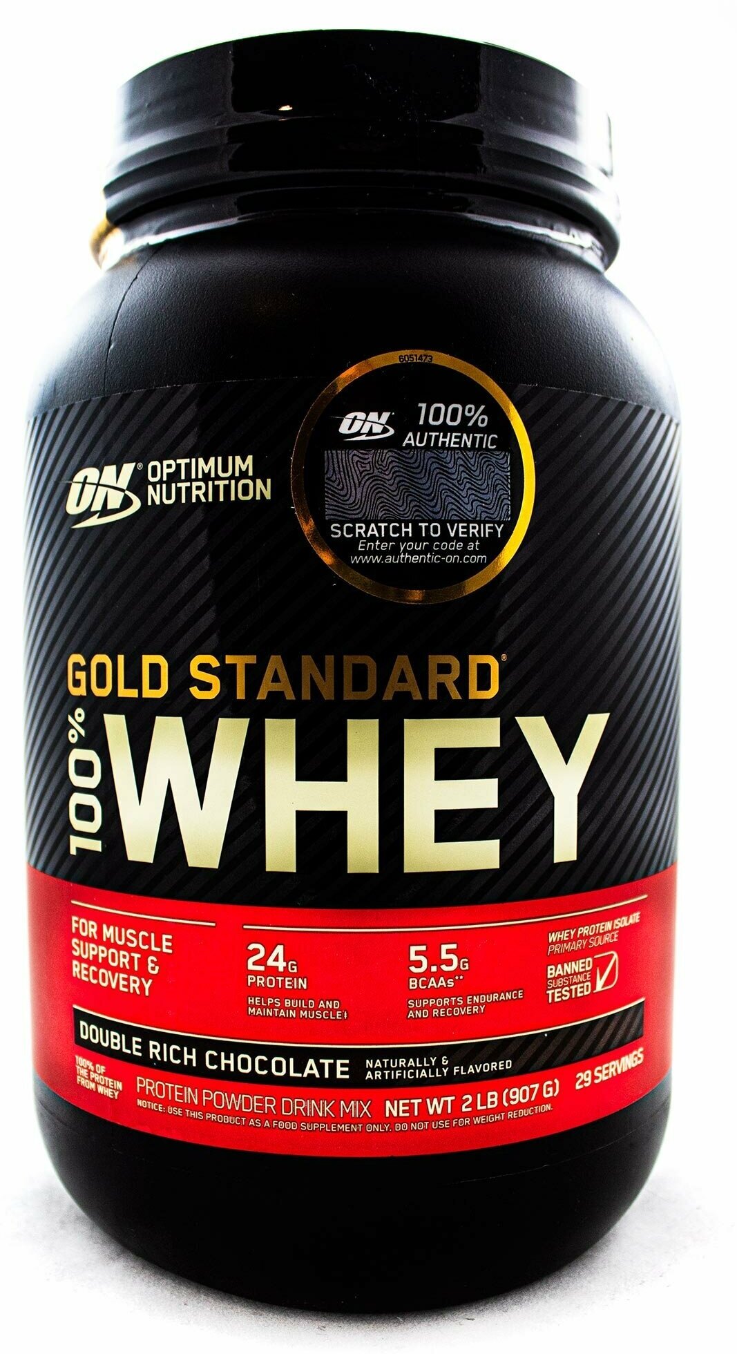 Протеин OPTIMUM NUTRITION 100% Whey Gold Standard, порошок, 907гр, клубничный крем - фото №3