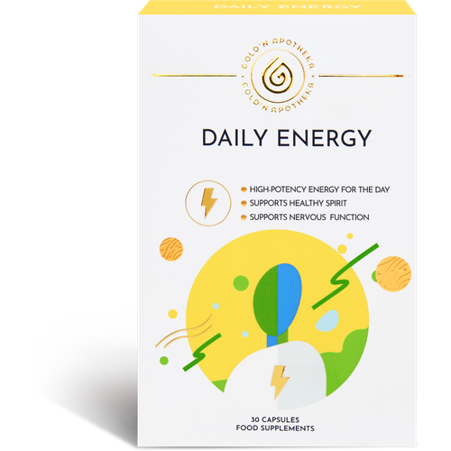 Gold'n Apotheka Daily Energy 30/60/90 Супер Энерджи (Super energy) капсулы массой 600 мг 30 шт