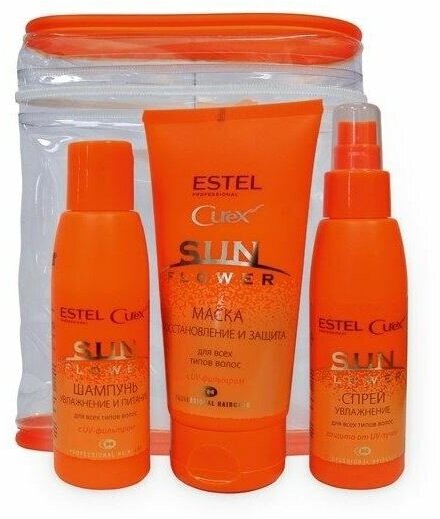 Набор Estel Professional Curex Sunflower Travel Set, Набор