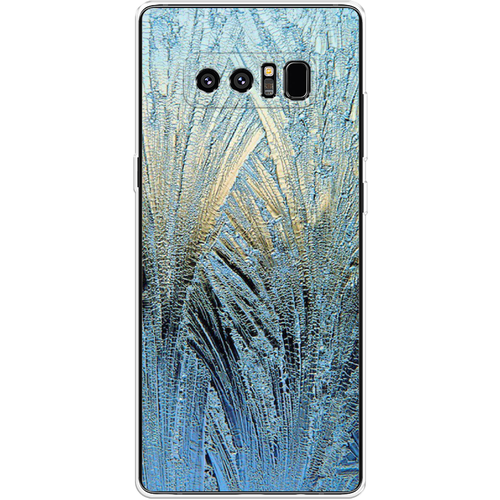 Силиконовый чехол на Samsung Galaxy Note 8 / Самсунг Галакси Нот 8 Лёд силиконовый чехол glory to satan на samsung galaxy note 8 самсунг галакси нот 8