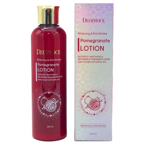 Лосьон для лица антивозрастной DEOPROCE POMEGRANATE WHITENING AND ANTI-WRINKLE LOTION 260ML.