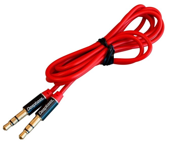 Deepbass Кабель Deepbass AUX mini jack 3.5 mm Red AC320