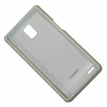 Чехол для Huawei U9200 (Ascend P1) задняя крышка пластиково-силиконовый Pisen <белый>