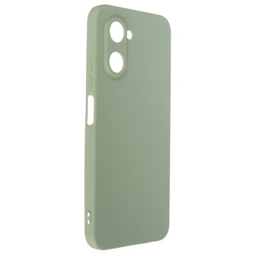 DF / Силиконовый чехол для телефона Realme C33 на смартфон Реалми Си33 DF rmCase-24 (light green) / светло-зеленый